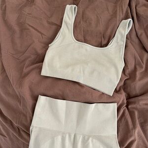 SET active set, bra and leggings, light brown